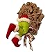 Produktbild Starall Grinch Kranz, Weihnachtsgirlande, Wie der Grinch Weihnachten Sackleinen Kranz Dekorationen Super Süße und Schöne Tolle Geschenke für Freunde Girlande Kranz Weihnachten Gestohlen