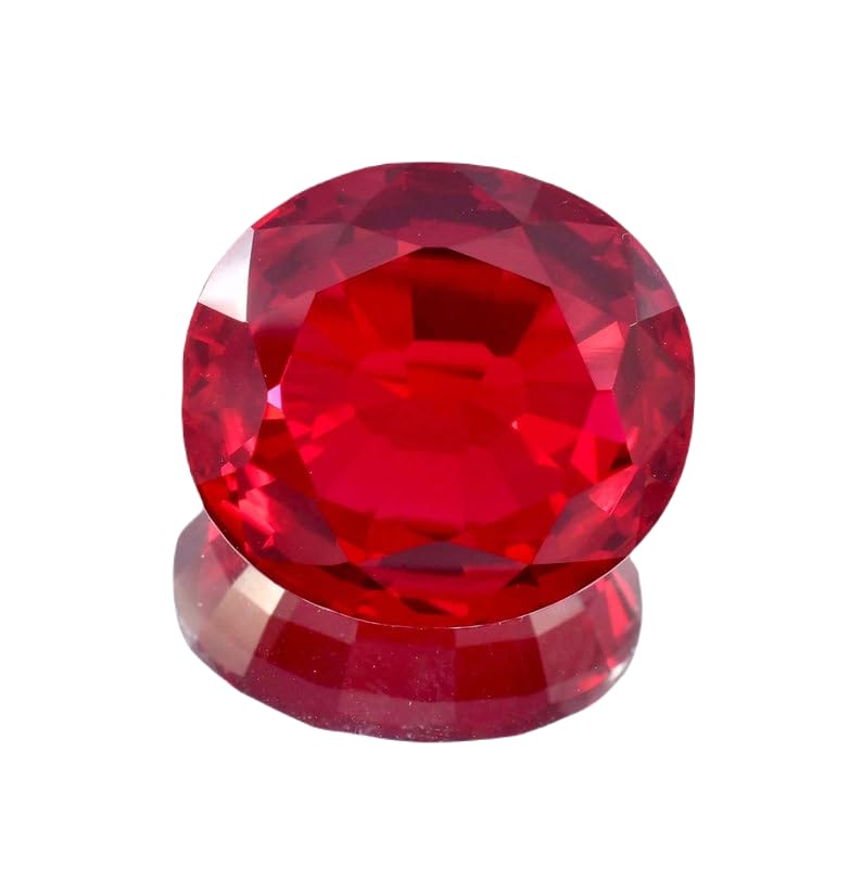 Rubis naturel ovale de 10x12mm idéal pour créer votre collier personnalisé de soirée