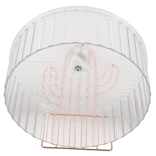 GREENADSCAPE Exercising Hedgehog Wheel Chinchilla Accessory Quiet Stable Hamster Wheel Random Color