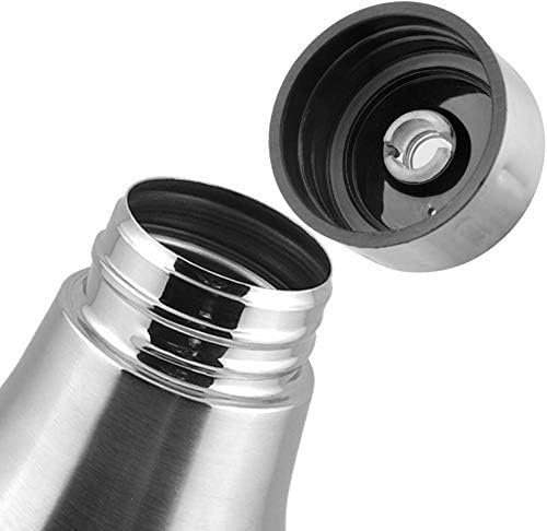Image of Stainless Steel Oil Dispenser | Oil Bottle Without Handel (Pot) 1 Litre (350 ml)