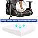 FURIOUS Gaming Chair Computer Gamer Chair with Fully Foam, Space Capsule Design Video Gamer Chair Racing Style,PU Leather Executive Office Chair with Lift Headrest and Lumbar Support (Gray)