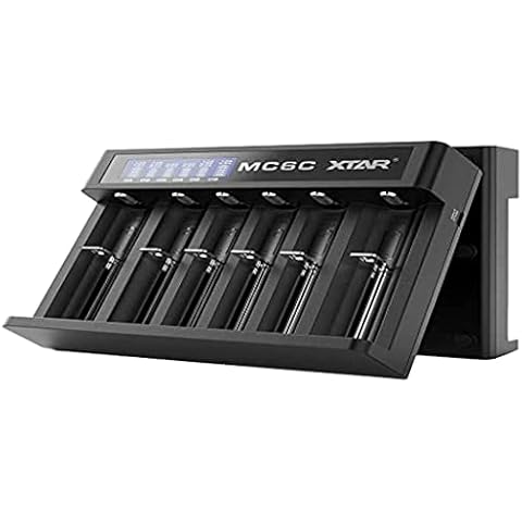 XTAR MC6C 6-Slot Smart Battery Charger Cover