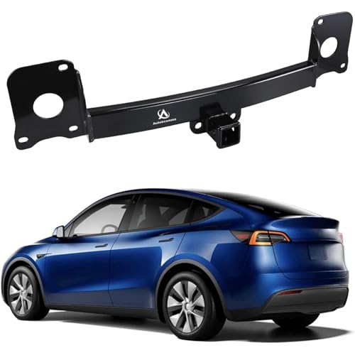 Tesla Model Y Rear Trailer Hitch Tow Hook Receiver Tow Hitch Tow Hook Adapter fit 2020 2021 2022 2023 2024 Model Y (Excluded Hook)