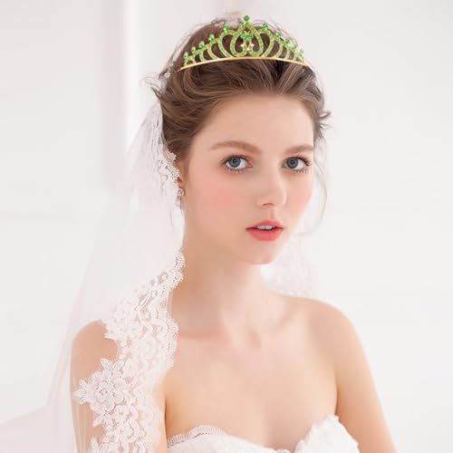 Lot de diadèmes de princesse en strass, cadeau idéal pour mariage et fête - 4