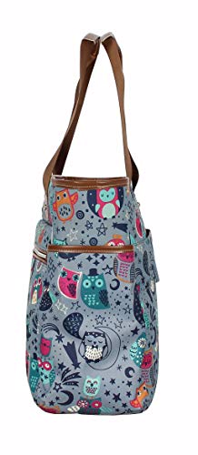 Image of Lily Bloom Pattern Handbag for Women, Large Capacity Tote Bag Satchel Shoulder Bag