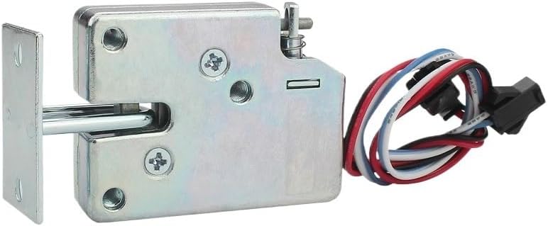 Mini Locker Door Lock DC5v12v24v Electric Control Lock Small Electronic Lock Smart Mailbox Lock Magnetic Lock(Color:DC12V)