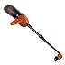 BLACK+DECKER Elagueur sur Perche Sans Fil 18 V - Coupe-Branches sur Batterie 18 V 2 Ah avec Manche Télescopique de 1,74 m à 2,92m et Grip à la Poignée et au Manche - Guide de 20 cm GPC1820L20-QW