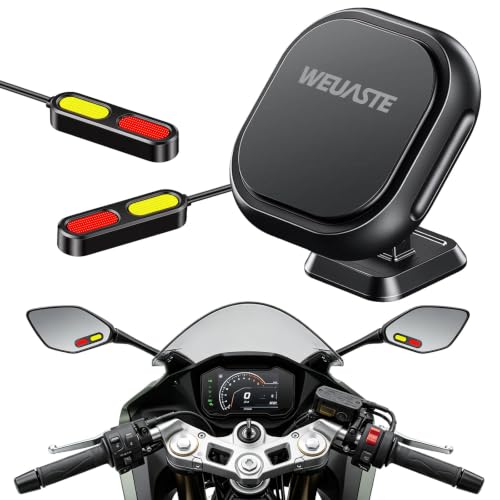 Image of BSD01 Motorcycle BSD Blind Spot Detection System, 24GHz Millimeter-Wave Radar, RCW Rear Collision Warning, IP67 Waterproof, All-Weather Safety Protection with LED Indicators Alert for All Moto
