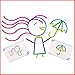 edxeducation Junior GeoStix - In Home Learning Toy for Early Math and Creativity - 200 Multicolored Construction Sticks - 30 Double-Sided Activity Cards - Geometric Manipulative