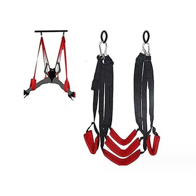 Schiavitù sessuale Sesso Altalena Treppiede In Metallo Stent Mobili Sessuali Fetish Bondage Prodotti Per Adulti Sedie Appeso Piacere Giocattoli Del Sesso Per Coppie Donne