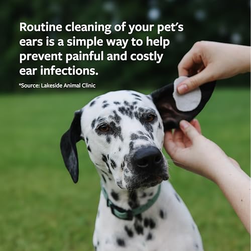 Veterinary Formula Clinical Care Ear Therapy Wipes, 100ct – Cat and Dog Ear Cleaner – Help Relieve Itchy Ears Quickly & Effectively Remove Dirt, Debris, and Foul Odor - Image 5