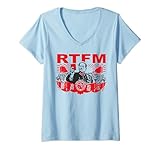 Mao RTFM meme V-Neck T-Shirt
