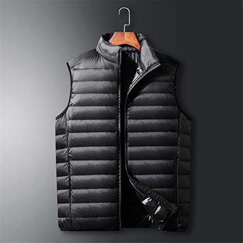 Chaleco acolchado de algodón de invierno abrigos con cuello alto M 3