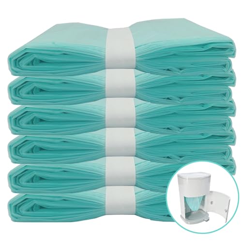 6 Pack Adult Diaper Disposal Liner Refills Compatible with Janibell Akord 280 Slim Adult Diaper Disposal System and Akord Slim Incontinence Disposal System(NOT Compatible with 330 pails)