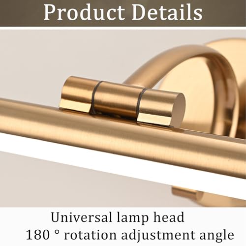 Apliques de pared para maquillaje con luz neutra libre de sombras 4