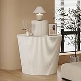 Generisch Faltbarer dekorativer Papierexponierstisch mit Akkordeon-Design geeignet für Büros, Geschäftsgebiete und andere Erholungsbereiche (D95cm x H108cm)