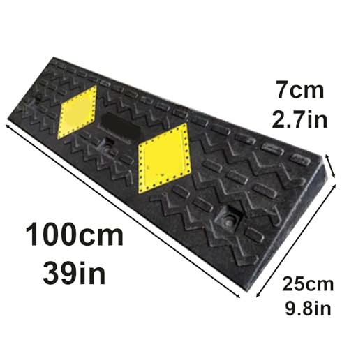 Rampa de goma para acera resistente 200T 7x25x100cm miniatura 2