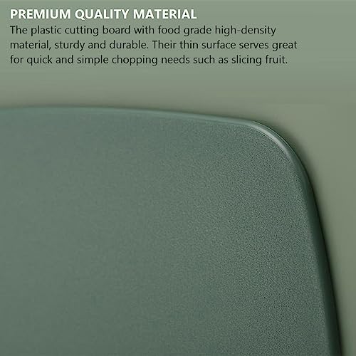 Image of JD FRESH Plastic Chopping Board Set with Hanging Holes /Home Use Cutting Board /Chopping Board for Kitchen /Vegetable Cutting Board for Veggies, Fruits, with Easy Grip Handle (Set of 3)