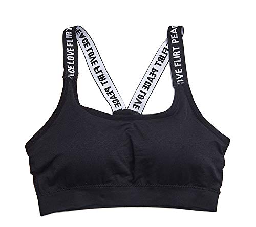 Image of Women's Nylon & Cotton Lightly Padded Non-Wired Sports Bra