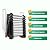 Heavy Duty Pull Down Attic Ladder, 12-Steps Foldable Attic Stairs, 880 Lbs Capacity for Aluminum Attic Ladder, Perfect for Attics, Garages, Roofs, Basements (Black)