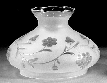 Image of B&P Lamp 7 inch Fitter, Hand Cut inchGrapes inch Solar Style Shade