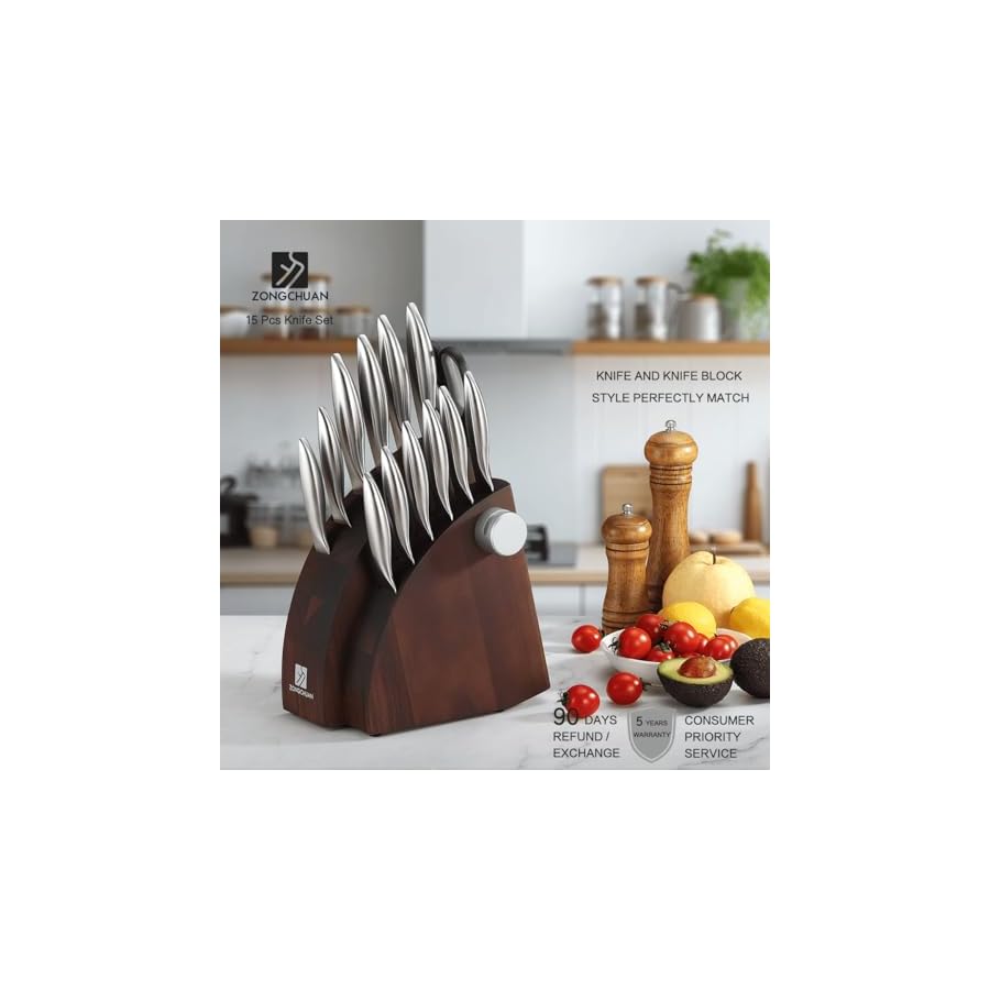 15-Piece-Knife-SetsUltra-Smooth-Cutting-Professional-Grade-SharpOne-Piece-50Cr15Mov-Stainless-Steel-Kitchen-Knife-Block-Set-with-SharpenerHandle-Ergonomic-DesignDishwasher-Safe Zongchuan 15-Piece Knife Sets,Ultra-Smooth Cutting Professional Grade Sharp,One-Piece 50Cr15Mov Stainless Steel Kitchen Knife Block Set with Sharpener,Handle Ergonomic Design,Dishwasher Safe