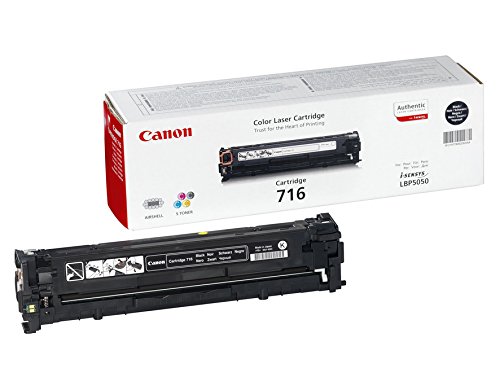Image of Canon Cartridge 716 BLACK TONER FOR LASER PRINTERS (2300 Pages, Laser, LBP 5050, 5050 N, 8050, MF 8030 CN, MF 8050, MF 8330 CDN)