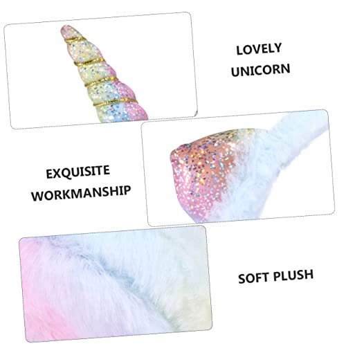 Homoyoyo Unicorn Ear Warmer Earmuff for Soft Durable Gradient Color Ear Cover Comfortable Winter Protection for Boys present4