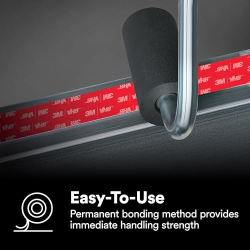 Image of 3M VHB Tape 4991 - (Pack of 25 Pcs.) 0.5 in. (W) x 1.25 in. (L) Tape Strip with UV Light Resistance. Adhesives and Sealants