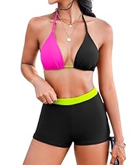 Black and Pink Swimsuits