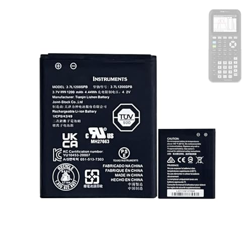 Batterie 3.7L1200SPB pour calculatrices Texas Instruments TI-84 Plus CE et TI-Nspire CX