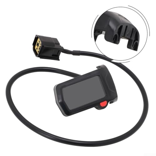 Pantalla de repuesto Surron para salpicadero de bicicleta eléctrica negra de 150 mm 6