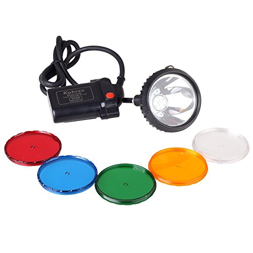 Kohree CREE XML U2 10W LED 800 Lumens 2-Mode Hunting Camping Light Headlamp 6600mAh Mining Headlight Lighting Waterproof IP65
