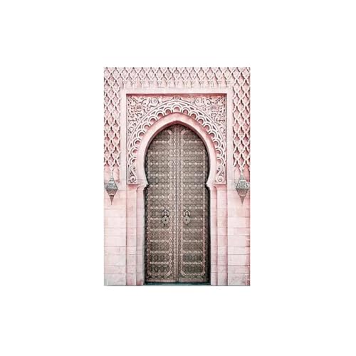 Art mural architecture de porte triptyque haut de gamme 60x80cm - 4