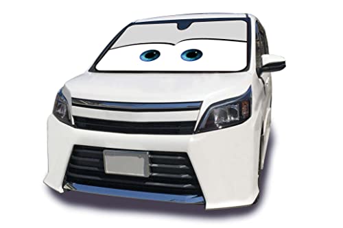 ナポレックス(Napolex) カーズ 車用サンシェード フロント用 吸盤不要1460x900mm ミニバン対応 グレー 収納 強烈な日差しを遮る カー用品 ディズニー DC-94