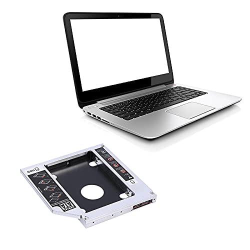 Caja aluminio SSD 12.7mm para laptops miniatura 5