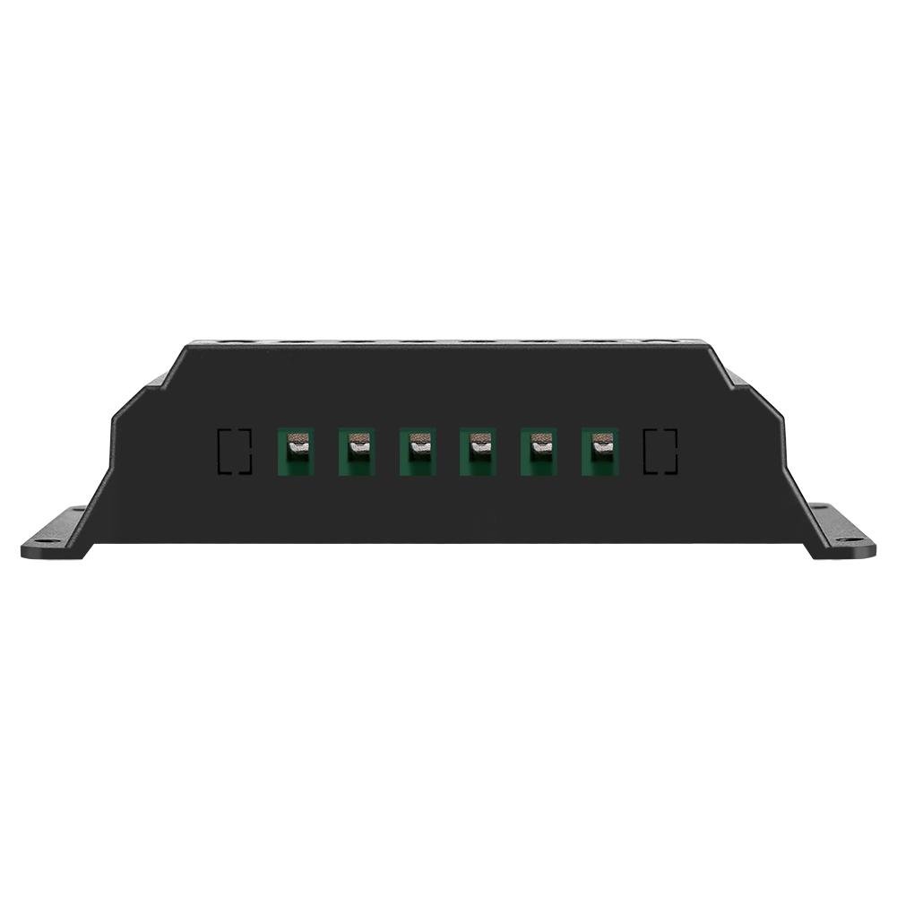 Fdit Regolatore di Carica Solare PWM 30A 12V/24V Auto, Protezione Completa per Batterie al Piombo