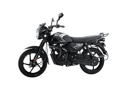 Image of Bajaj Ct 110 X Es Motorcycle /Motorbike - Black Silver - Ex-Showroom