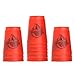 SEISSO Stack Cups, Stacking Cup Set Classic Speed Training Stack Game Toys for Boys Girls Kids Stacking Cups (12 Pack Red)