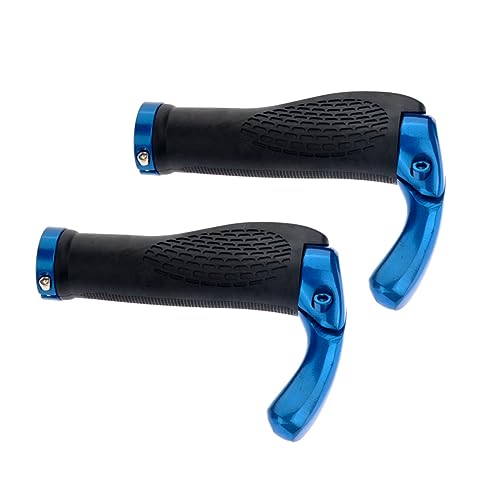 Milisten puños de Manillar Accesorios Bicicleta Accesorios para Bicicleta empuñaduras de Bicicleta manijas de Agarre Asas para Accesorios puños Bicicleta empuñaduras de Cuerno de Buey Blue