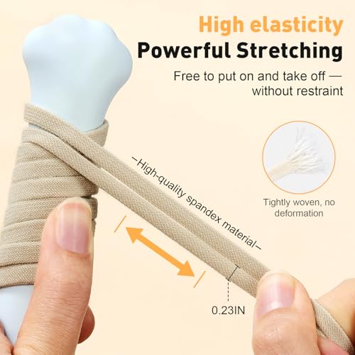 Image of Stepace 2 Pairs Elastic No Tie Shoe Laces for Kids and Adults Sneakers, Stretch Flat Tieless Shoestrings