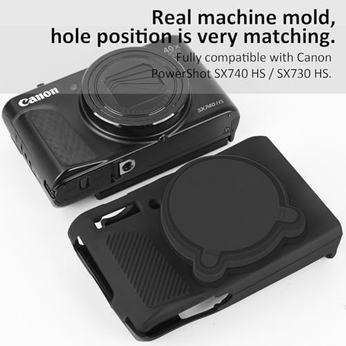 Funda de silicona ARVOK para cámara Canon PowerShot SX740 HS miniatura 2