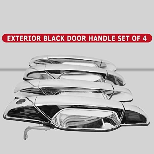 image for X4XZ Chrome Exterior Outside Door Handles for 2007-2014 Chevy Silverad