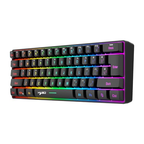 BT5.0 Clavier à Gaine Compact L500 61 Touches RGB Sensation Mécanique