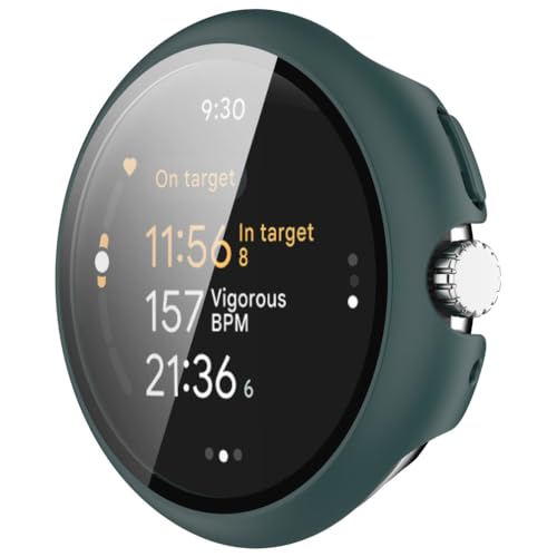 Comtax For Google Pixel Watch 3 41mm / Google pixel watch3 45mm �p �P�[�X �J�o�[ �K���X�t�C������̌^�P�[�X PC+�����K���X�t �ی� �J�o�[ ��̌^ �S�ʕی� �����^ �����ȒP �ϏՌ� ��