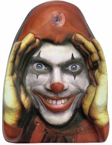 Original Scary Peeper Halloween Decorations for Indoor or Outdoor Décor for Window Peeping Tom Creepy Prank Tricks Scary Peeper - Creepy Evil Clown Cling