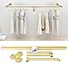 SJXHRFXY Wall Mounted Clothing Rack, 47