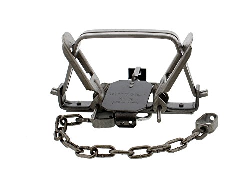 Redneck Convent RC Animal Traps Large Animal Trap Leg Trap Foot Traps for Coyote, Lynx, Bobcat Trap no. 3 CS OS (0501) 6in Offset 1-Pack - Thumbnail 3