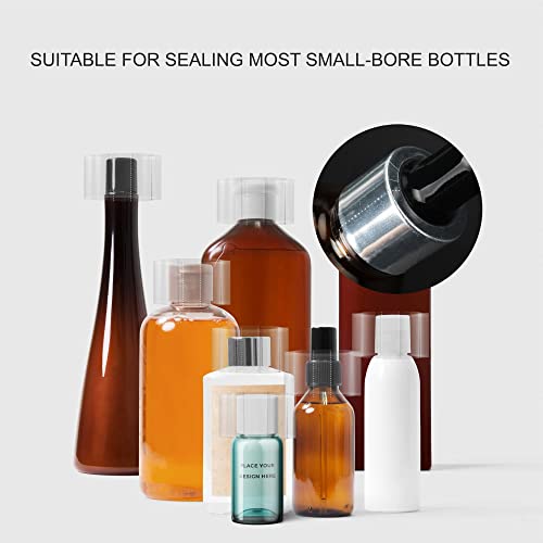 Image of Shrink Wrap Bands for Bottles Jars Seals Heat Shrink Bands Cap Seal for Jars Bottles Mouth Shrink Bag Refillable Shrink Wrap Container-200 Pieces-1.9X 3 Inch-48 x 75mm