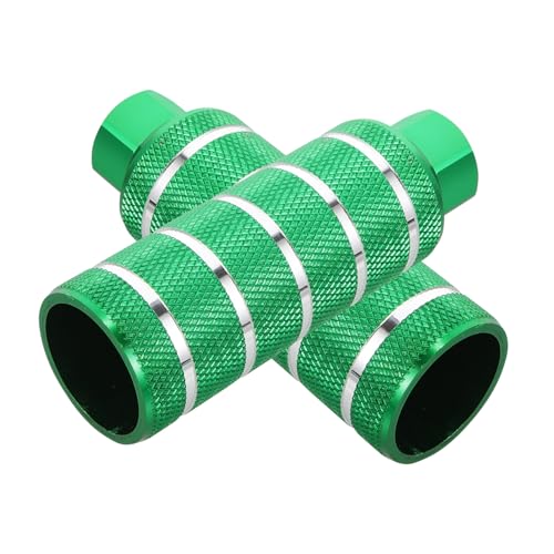 LIOOBO Alloy Bike Foot Pegs Bike Rear Foot Pedals Wear-Resistant Bicycle Pegs for Folding Mountain and Road Bikes